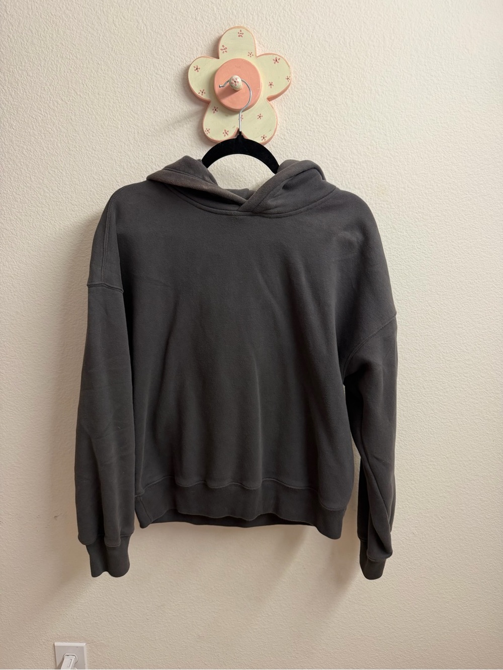 Abercrombie & Fitch Crewneck Hoodie - Charcoal